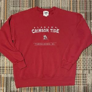 Lee Sport Alabama Crimson Tide Embroidered Crew Neck